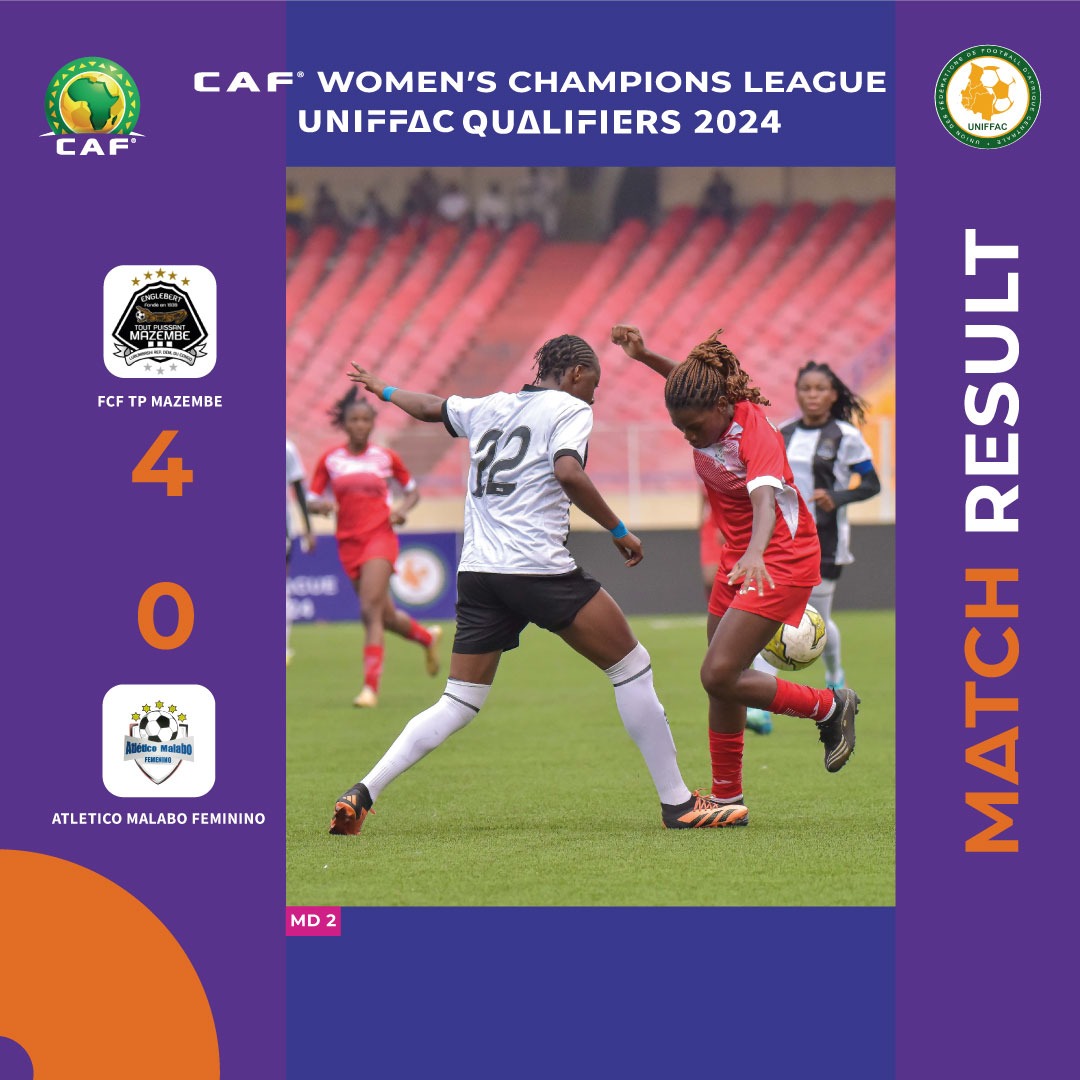 Football féminin : Mazembe écrase Atletico Femino, Lekié et diable noir se neutralisent 