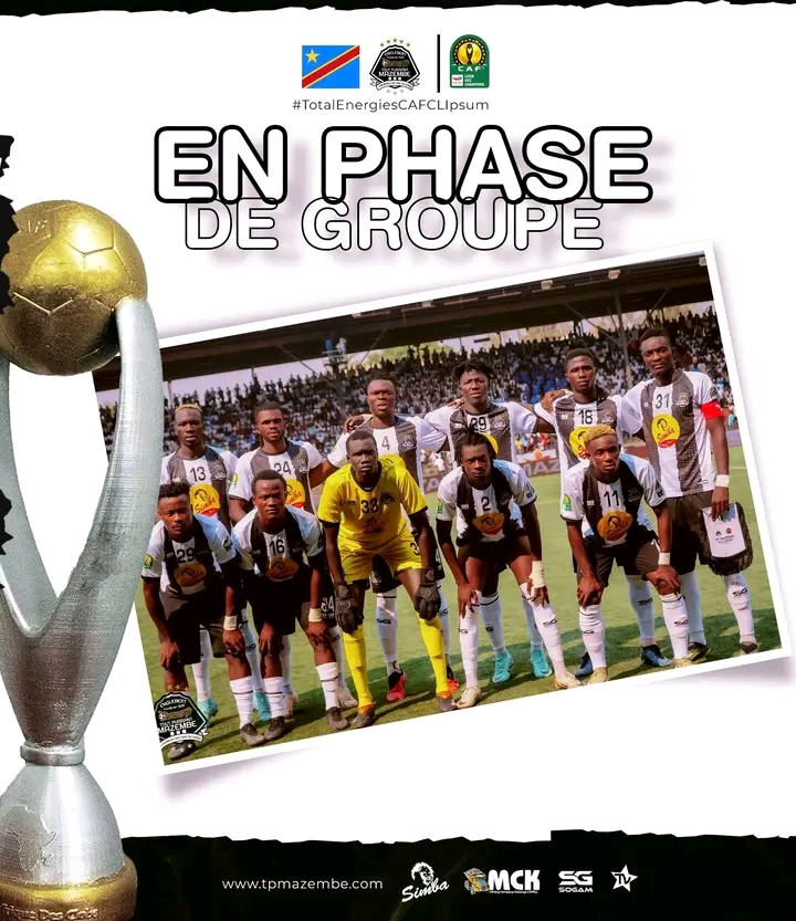 CAF/C1: Mazembe bat de nouveau Red Arrows (2-1) et se qualifie en phase de groupe