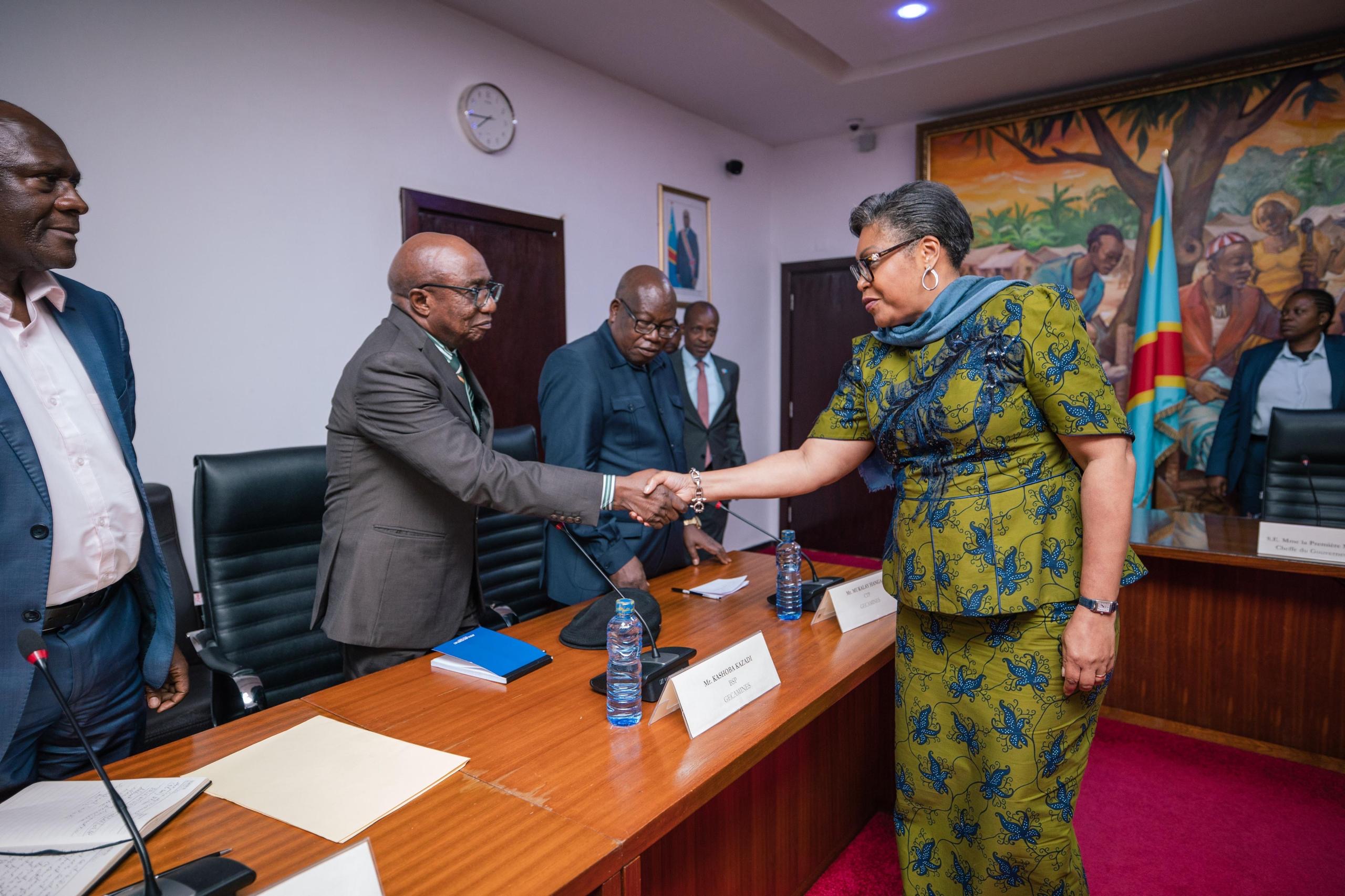 Redressement de la Gecamines : La Première Ministre redonne espoir aux syndicats des travailleurs de la Générale des Carrières et des Mines