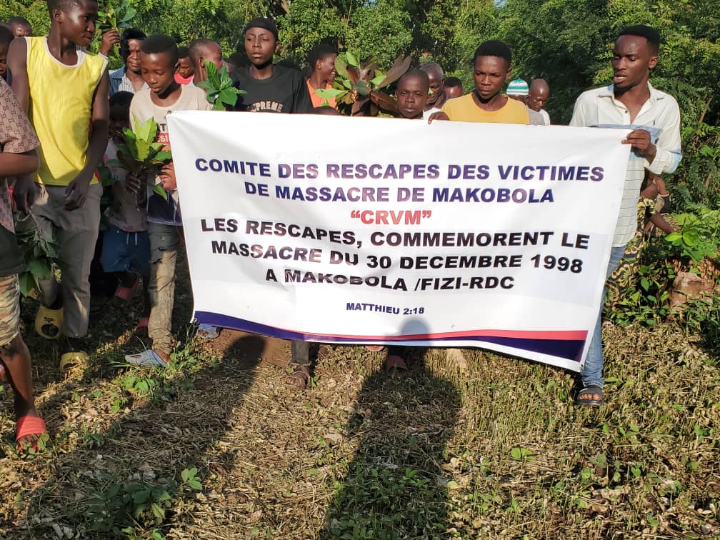 RDC/Sud-Kivu: commémoration du 26 ème anniversaire des massacres de Makobola en territoire de Fizi