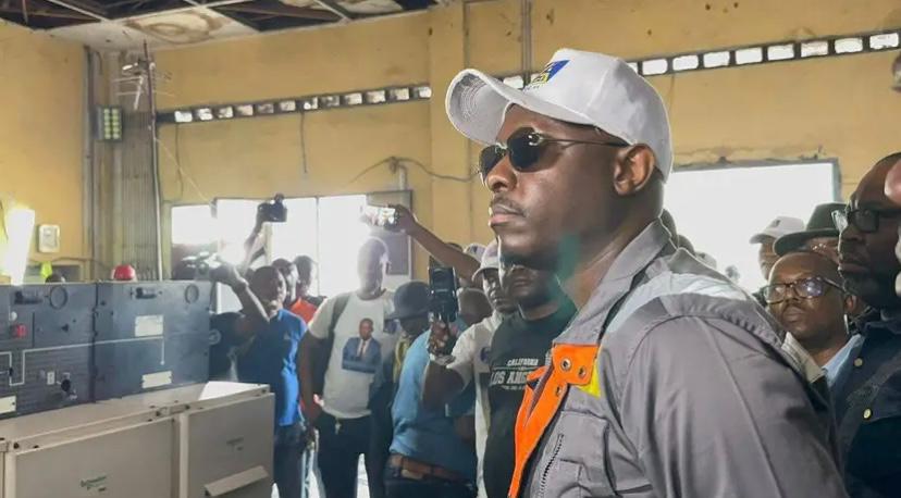 Kinshasa : Le nouveau DG de la SNEL Teddy Lwamba en mission de contrôle à N’Djili et Maluku