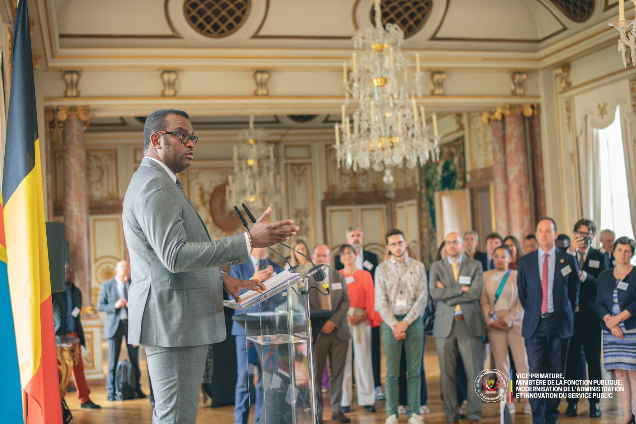 Belgique : Jean-Pierre Lihau a présidé la clôture des stages internationaux des élèves de l’ENA RDC