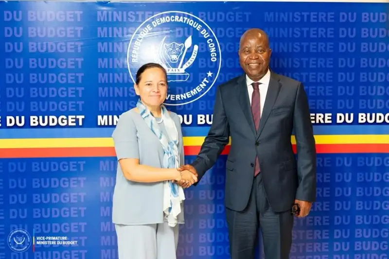 RDC – BELGIQUE : Adolphe Muzito et l’ambassadrice Roxane de Bilderling passent en revue les priorités budgétaires