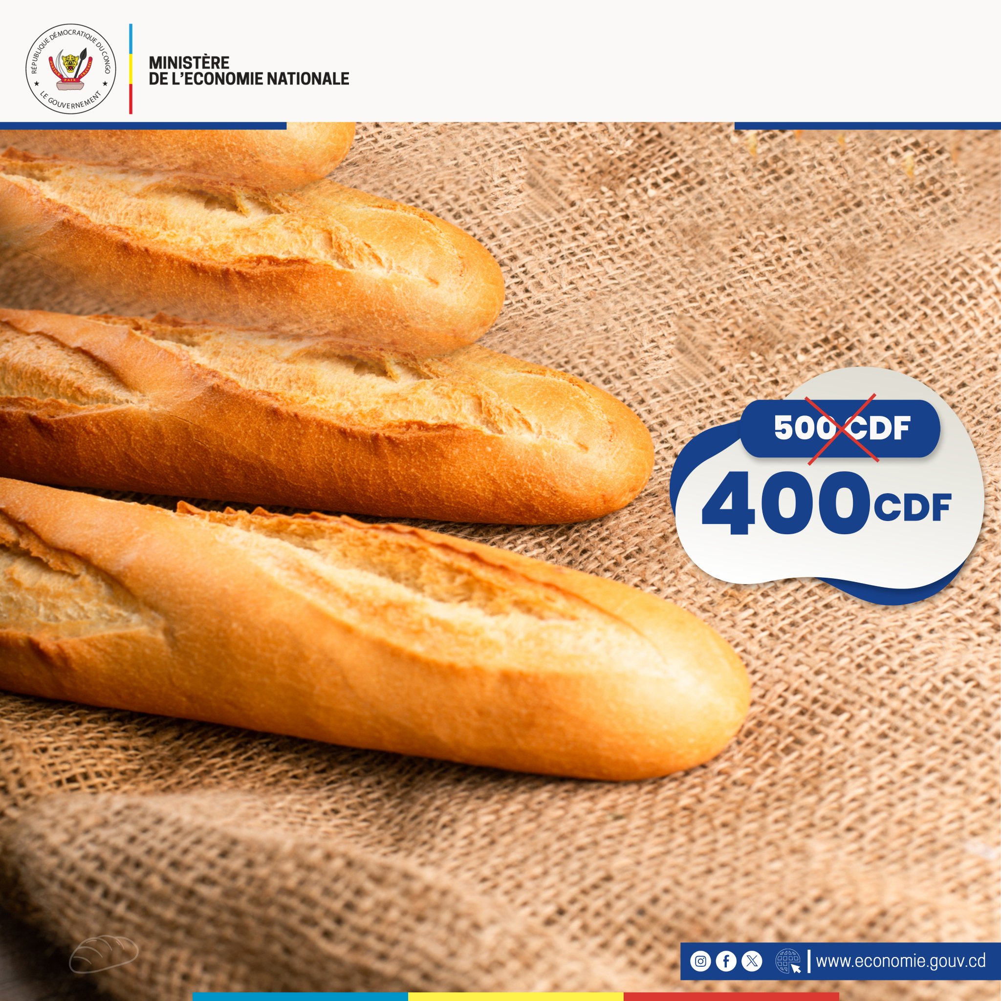 Marché : le prix du pain en baisse à Kinshasa