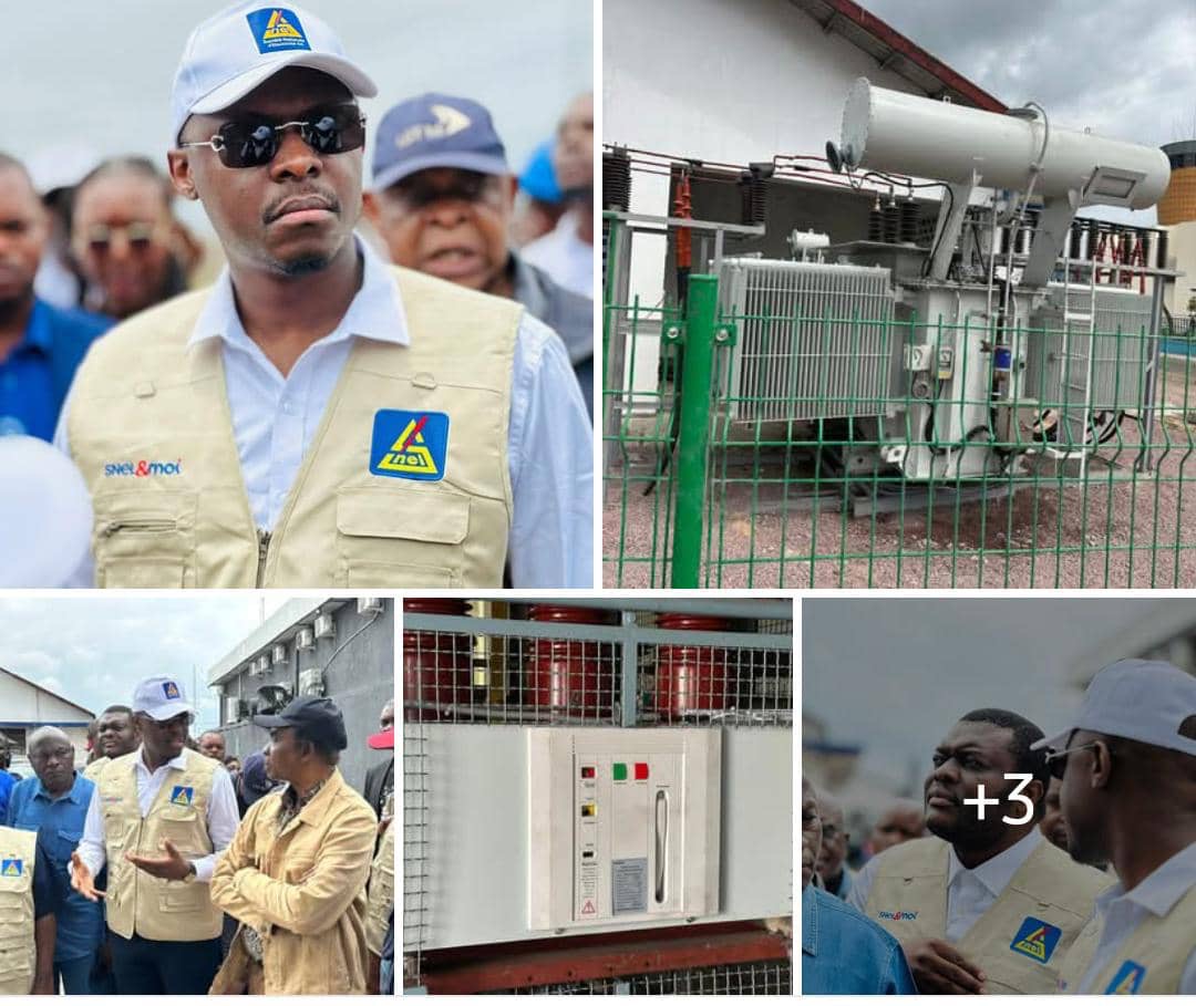 Énergie : Le DG de la SNEL Teddy Lwamba dote l’aéroport de N’djili d’un transformateur de 15 MVA