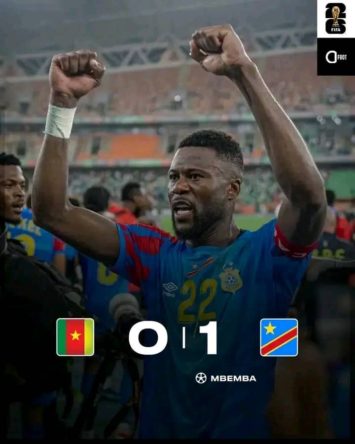 Pour sa 100ᵉ sélection, Chancel Mbemba offre la victoire à la RDC contre le Cameroun (1-0) et envoie les Léopards en finale du barrage continental