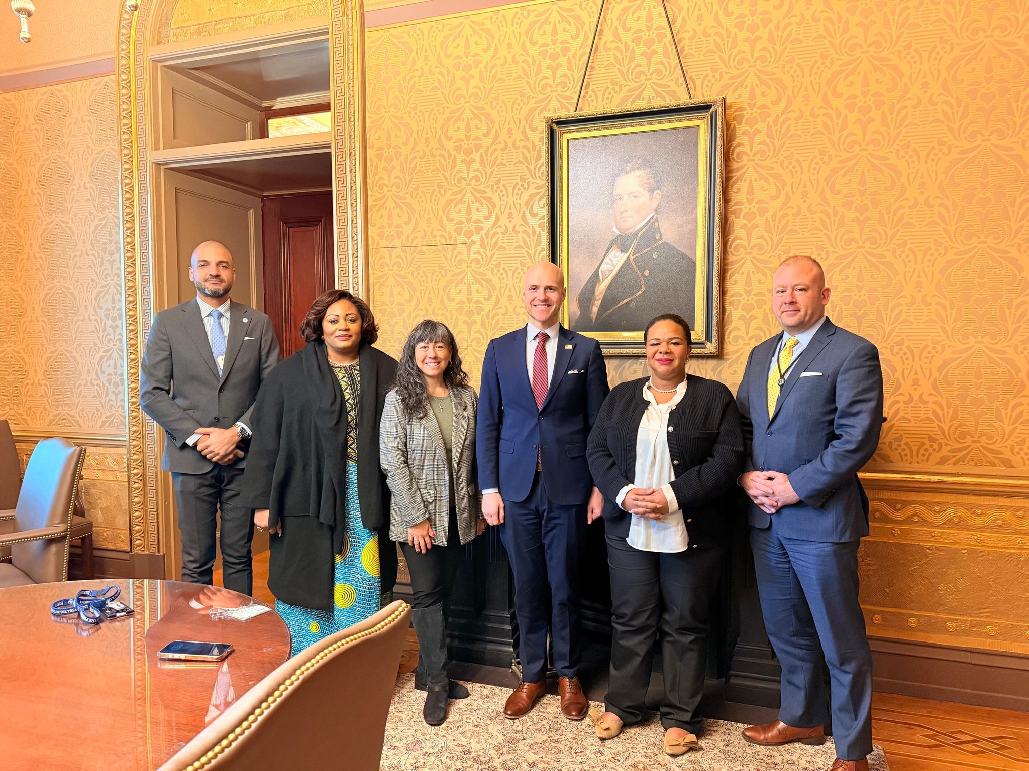 Thérèse Kayikwamba Wagner  a pris part à une série de rencontres de haut niveau à Washington D.C